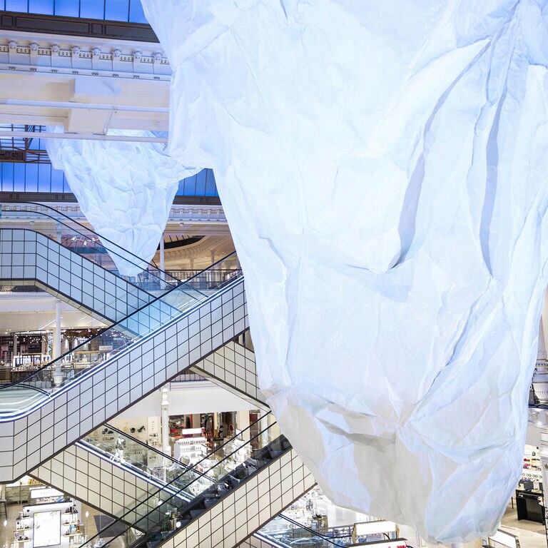 Le Bon Marché : une exposition en colorama.