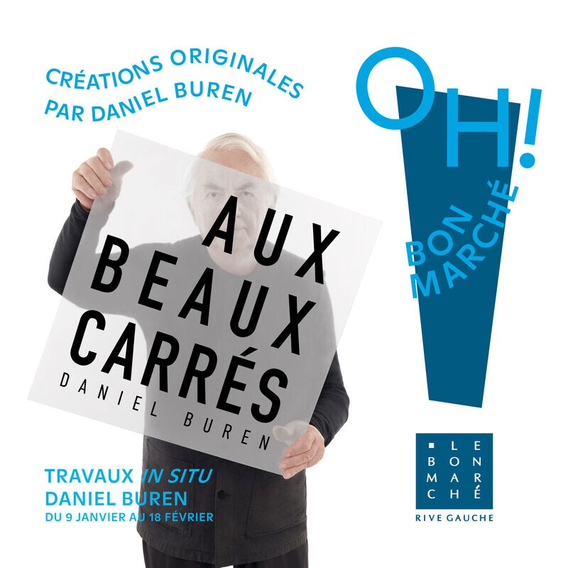 Aux Beaux Carrés : travaux in situ » by Daniel Buren