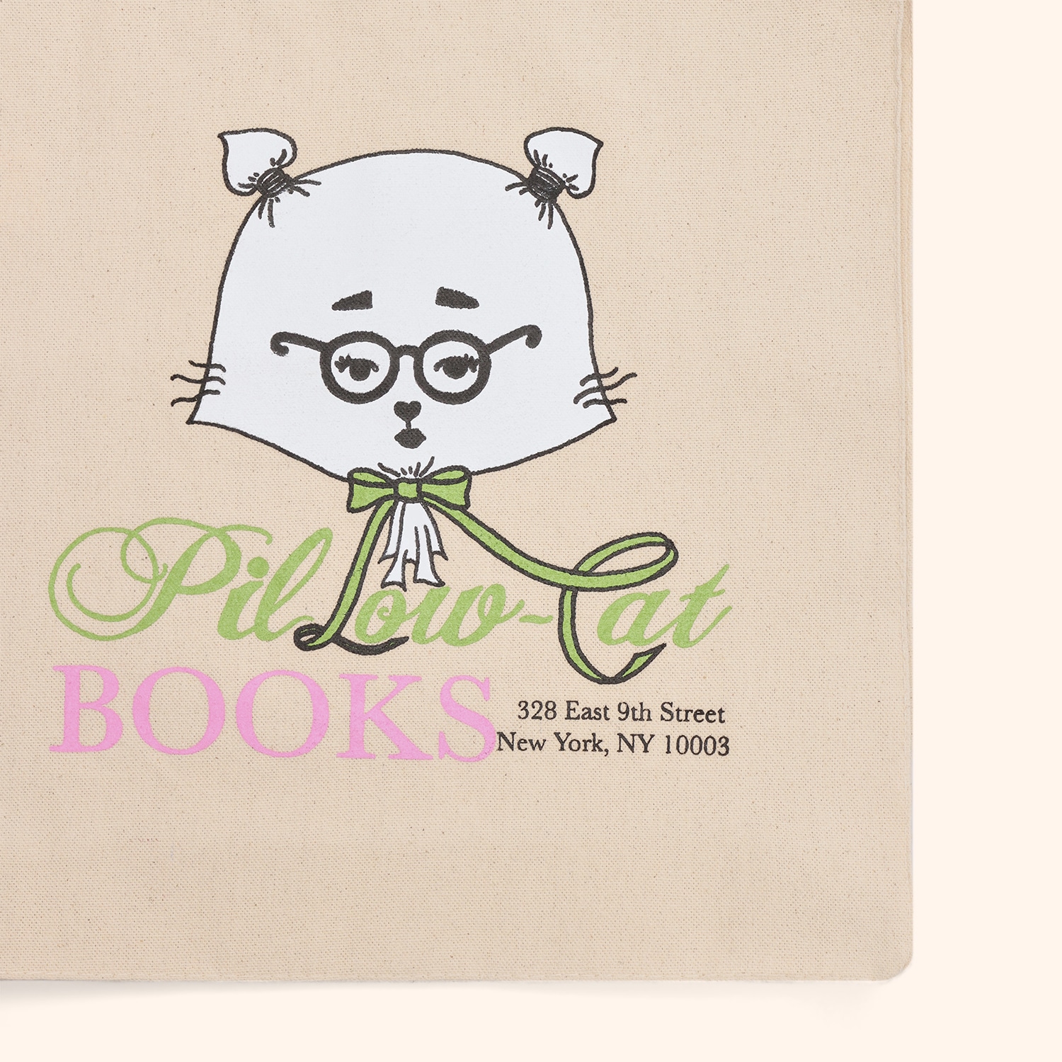 Tote Bag Pillow Cat Books NYC PILLOWCAT BOOKS NYC Le Bon Marché