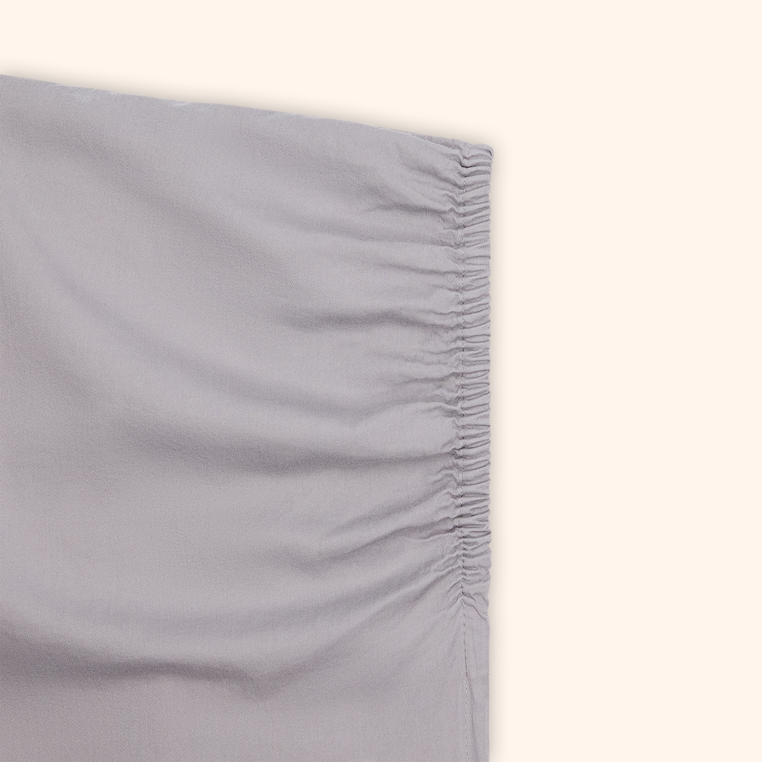 Drap Housse Sati en Satin Lavé