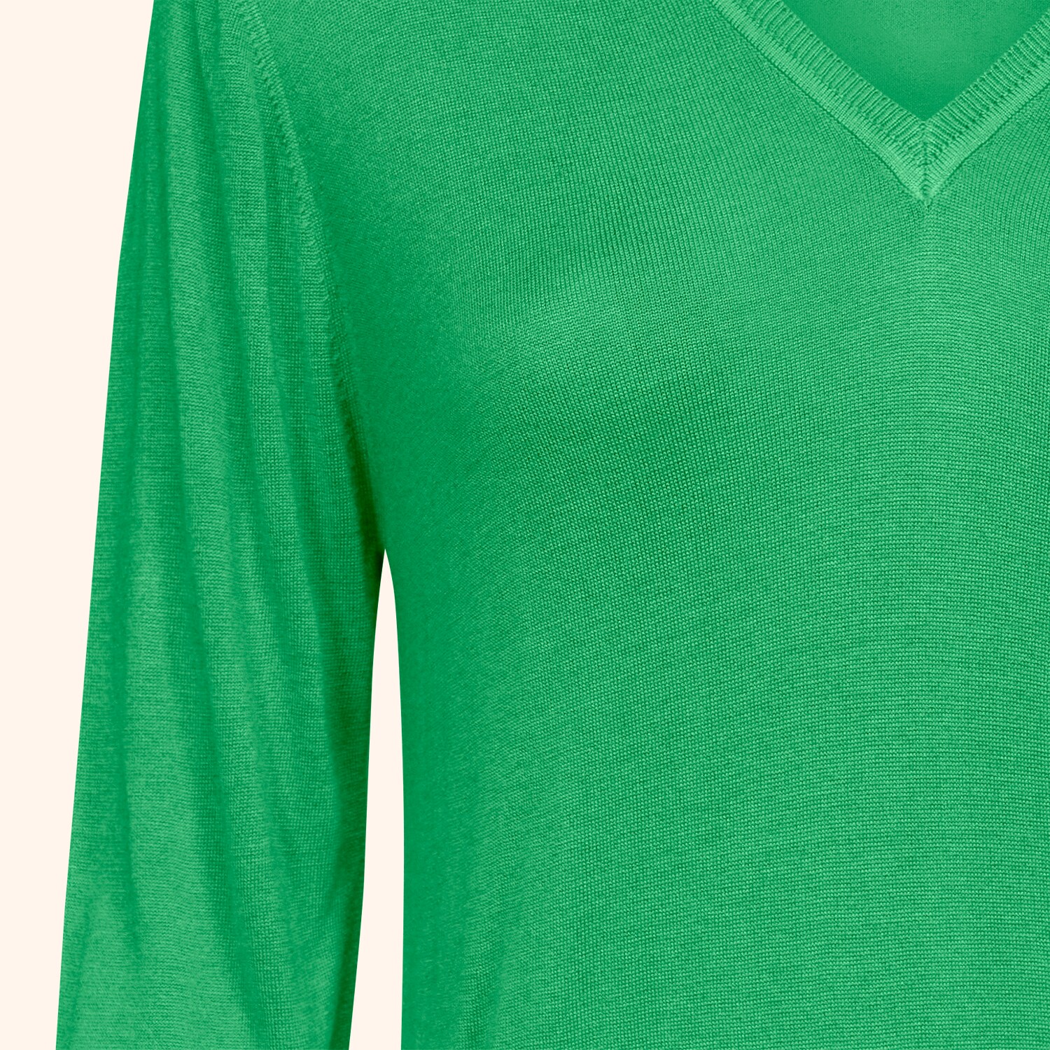 T-shirt col V manches 3/4