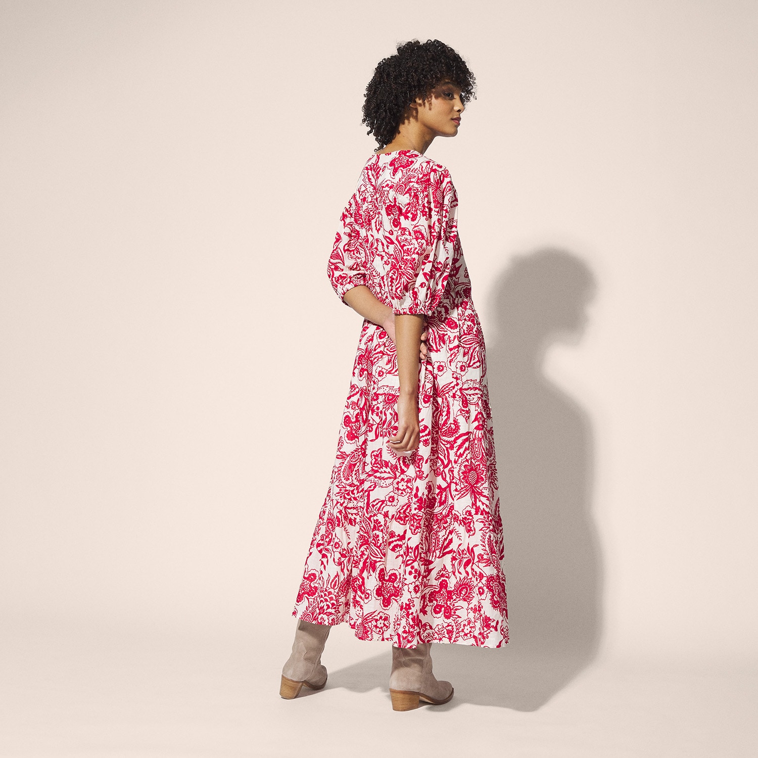 Robe longue imprimé floral