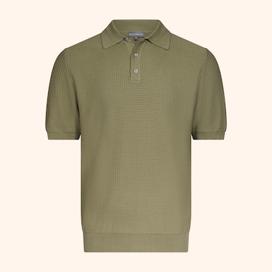 Polo armur&eacute; 3 boutons, , hi-res