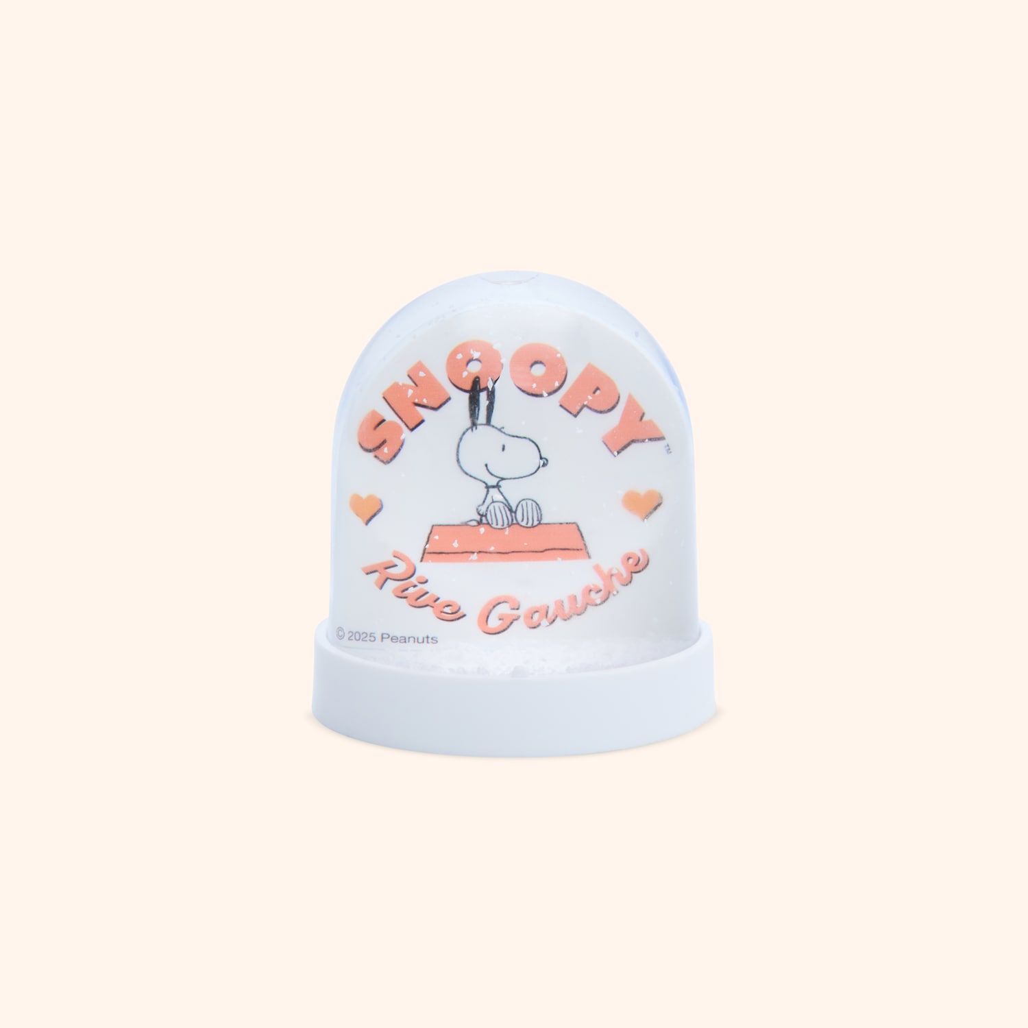 Boule à neige  Snoopy "Arc-en-ciel"