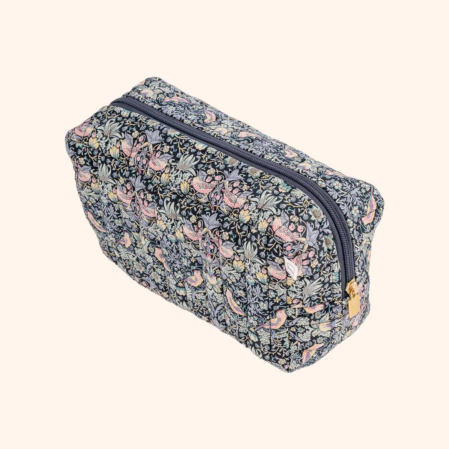 Pochette carrée - MW Liberty Strawberry Thief Black