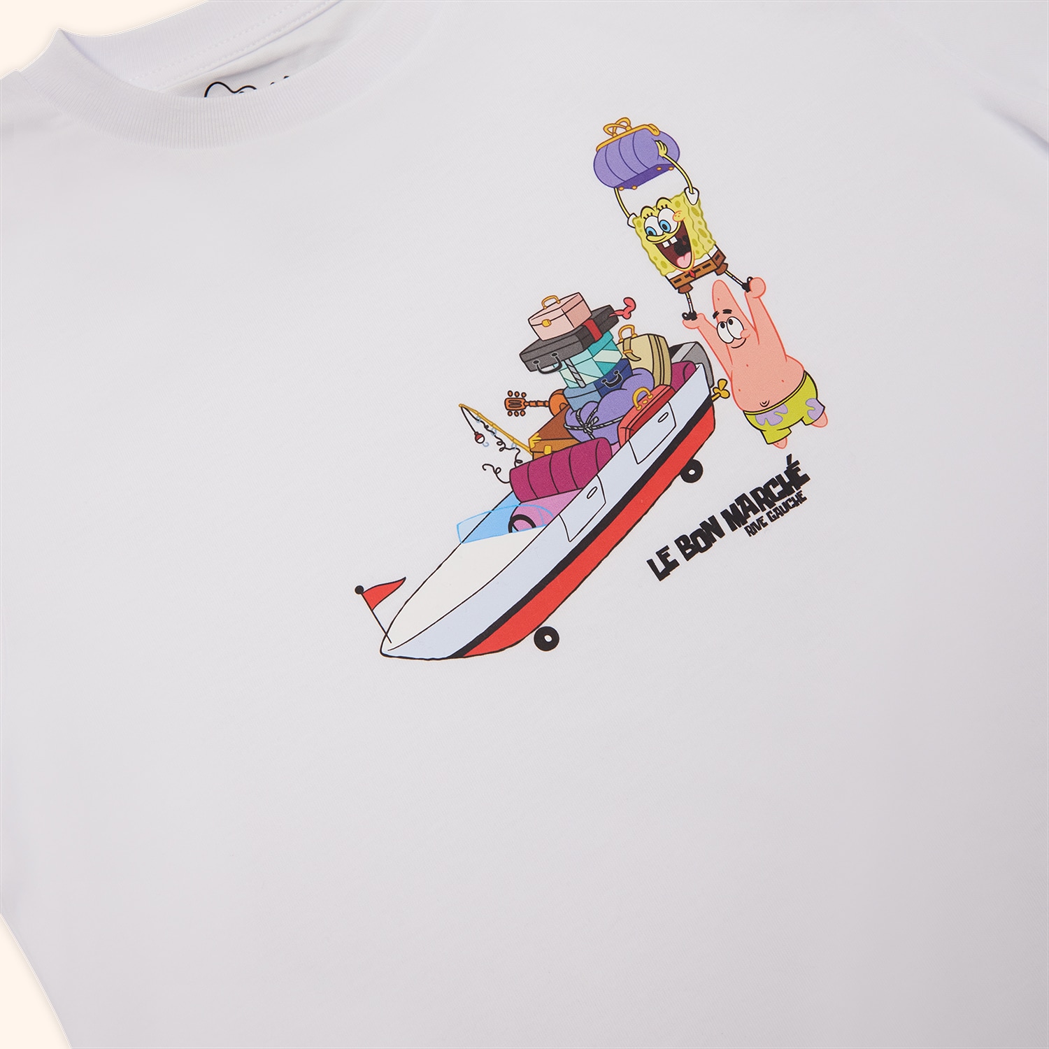 T-shirt enfant Bob L'éponge Bateau