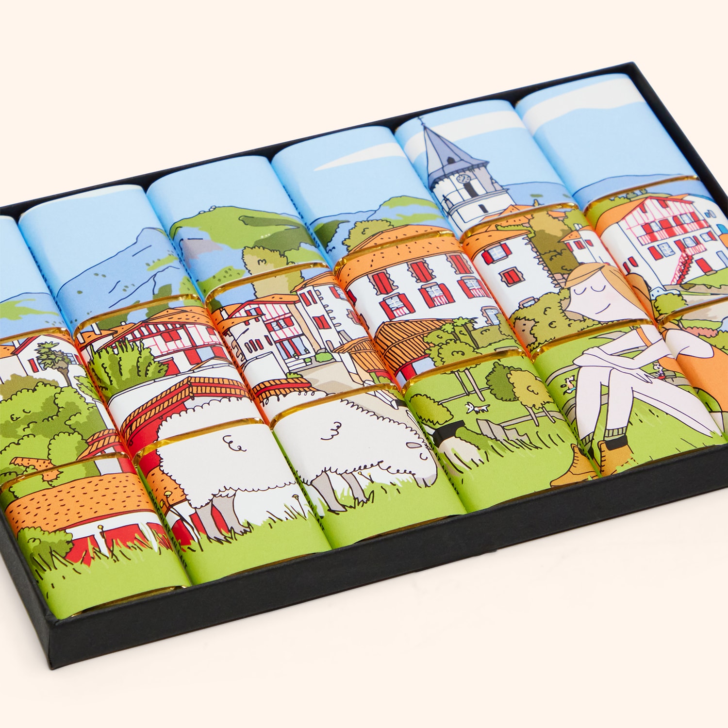 Napolitain en chocolat "Ainhoa"