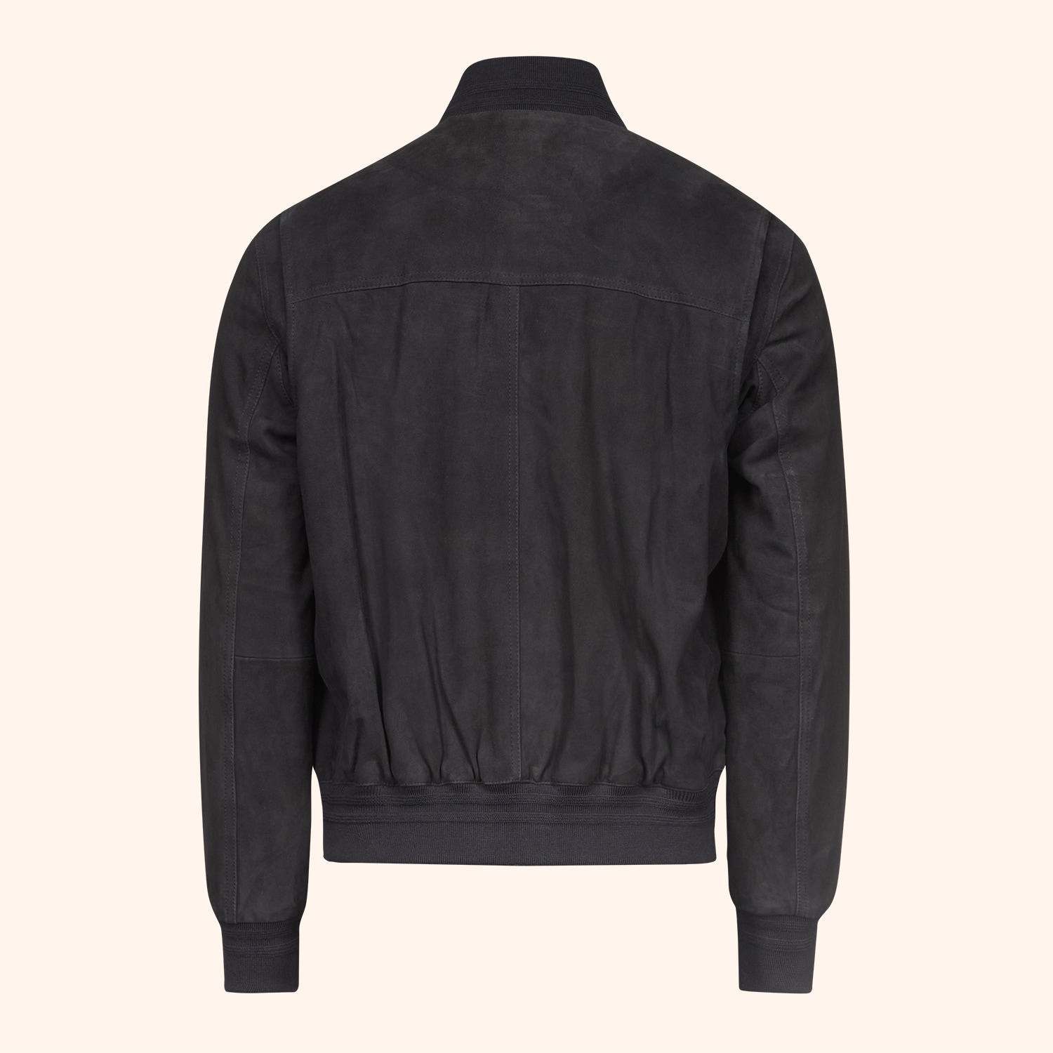 Blouson suede grandes poches