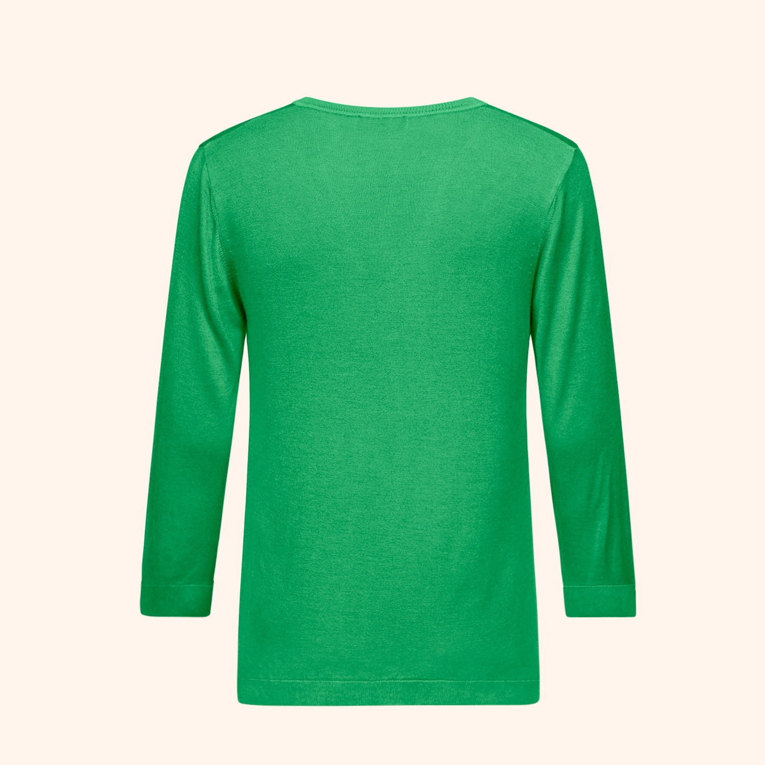 T-shirt col V manches 3/4