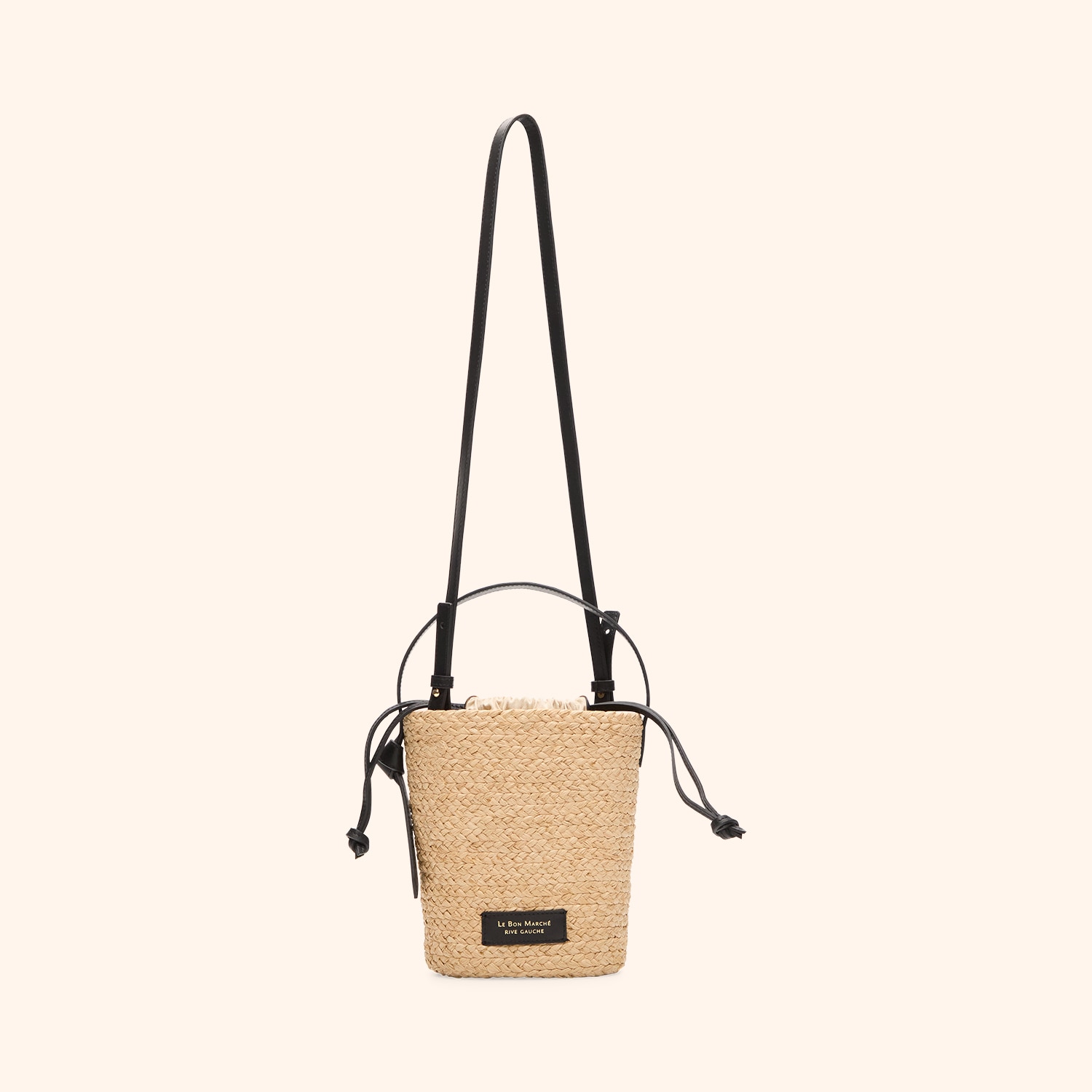 Sac seau tressé