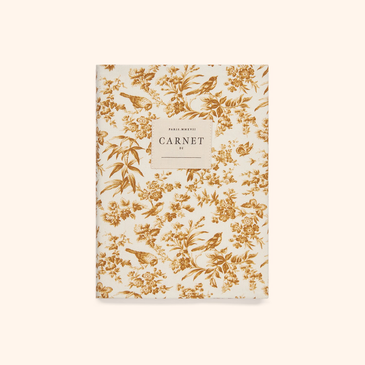 Carnet couverture tissu Paradis