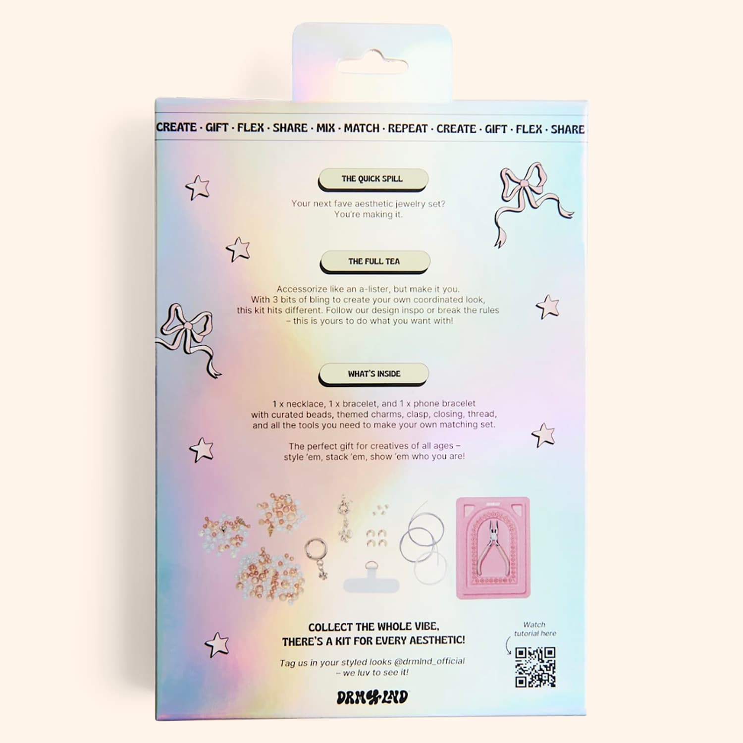 Kit bijoux 3 en 1 "Clean Girl"