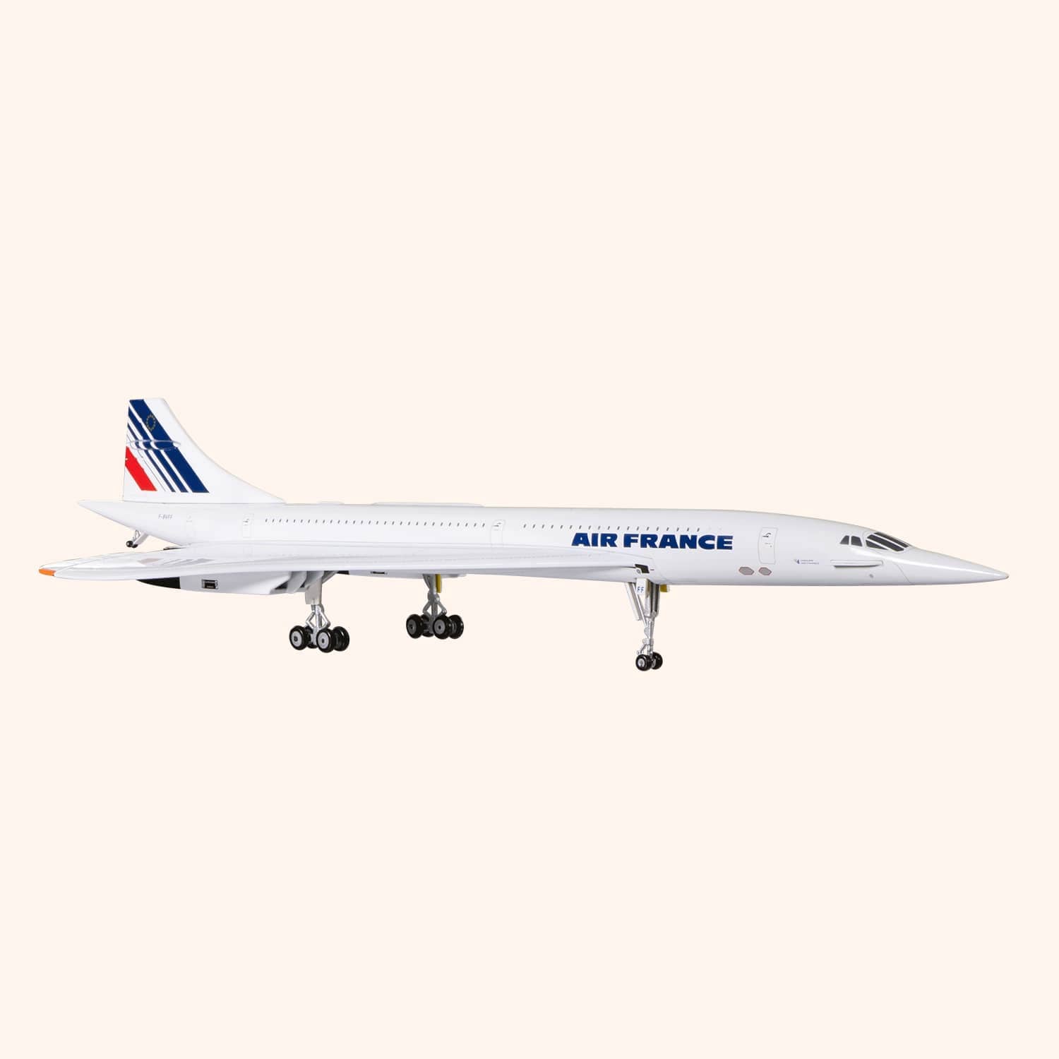 Maquette Sud Aviation Concorde F-BVFF Roissy CDG