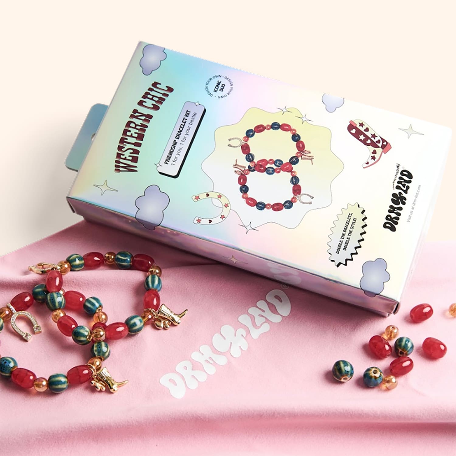 Kit bijoux 2 en 1 "Western Chic"