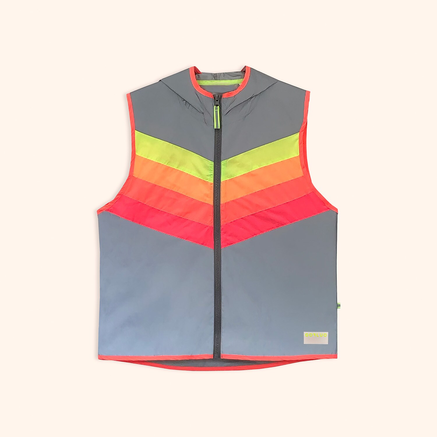 Gilet Reflectif George homme, GOFLUO