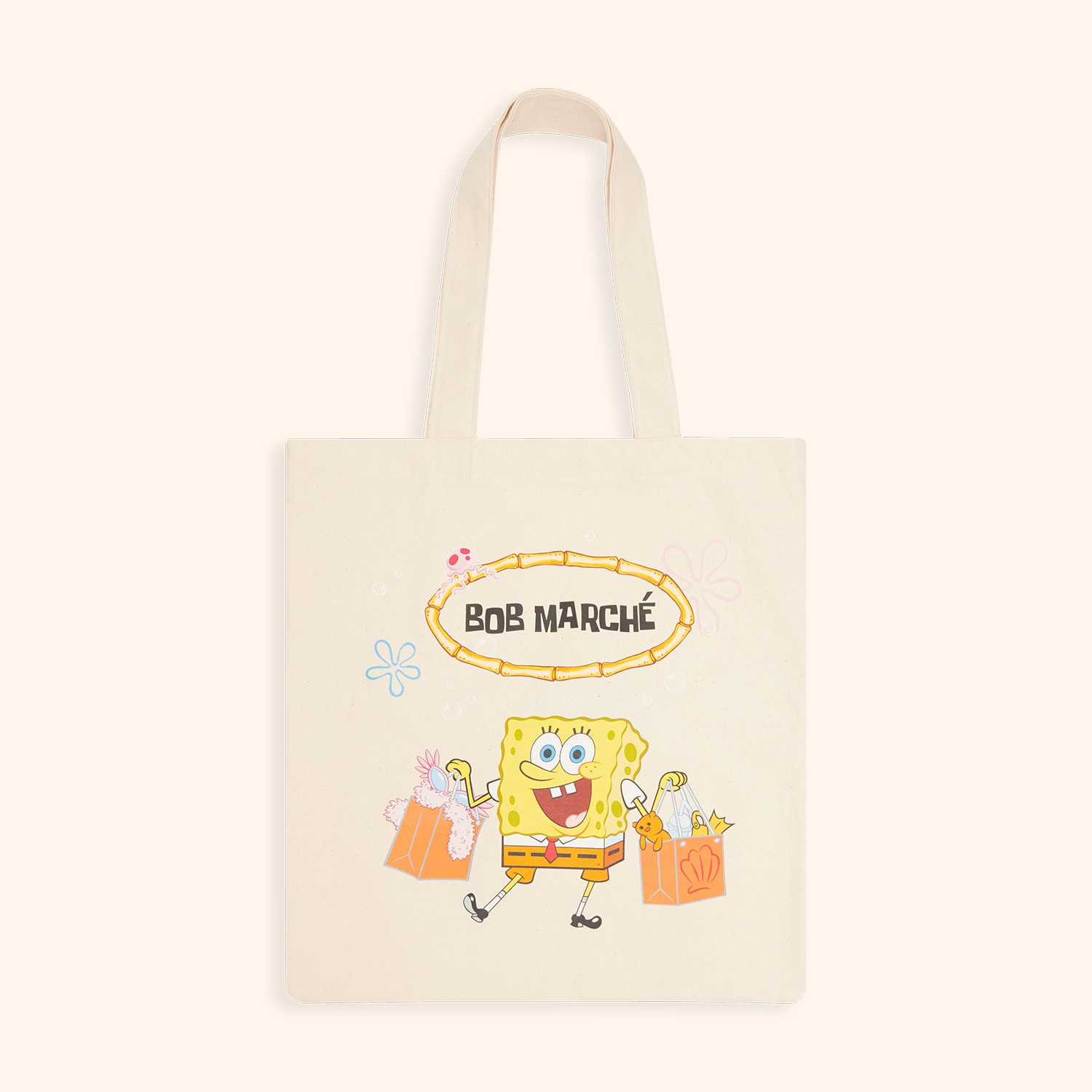 Spongebob Tote Bag LE BON MARCHÉ RIVE GAUCHE x BOB L'ÉPONGE Le Bon