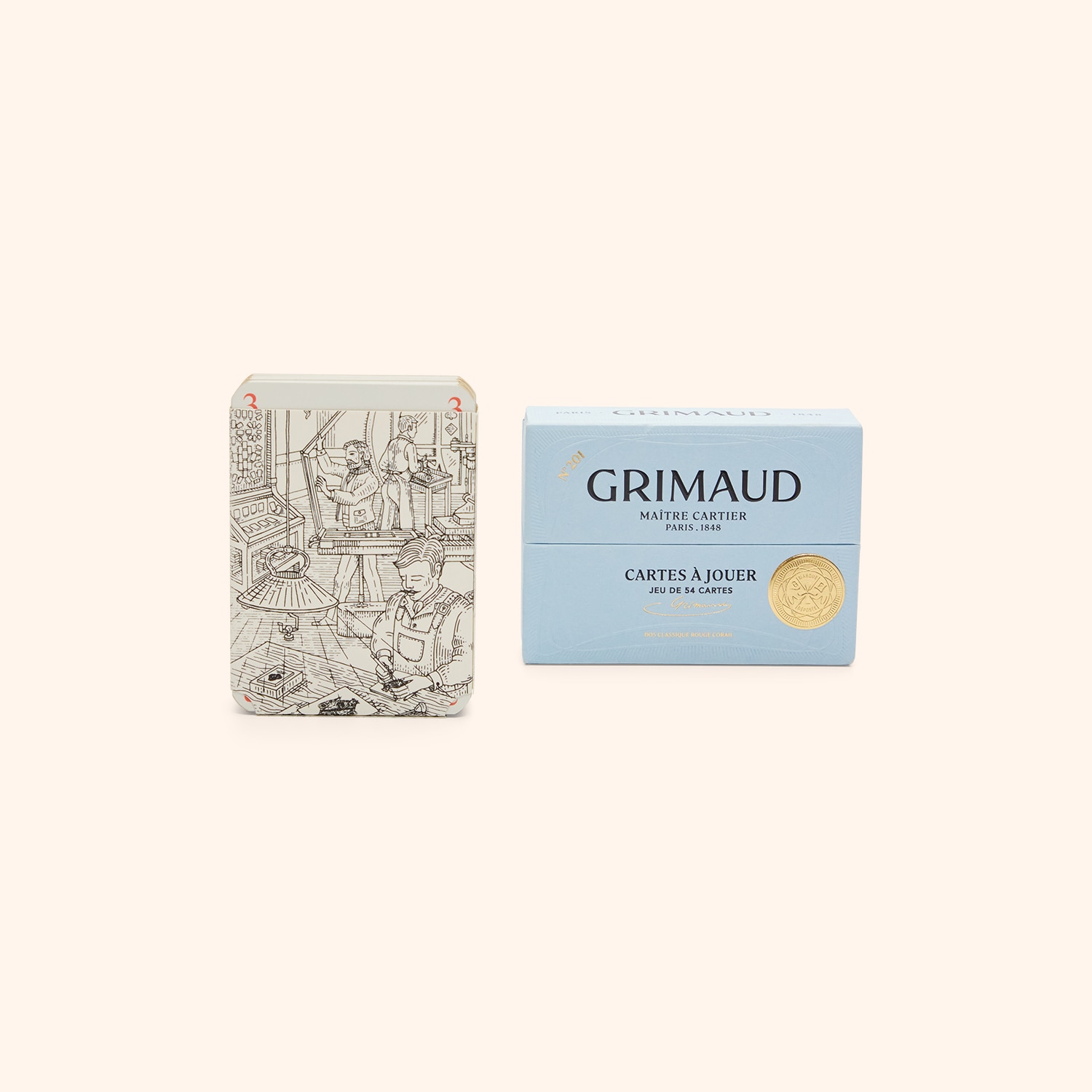 Jeu de 54 cartes Grimaud