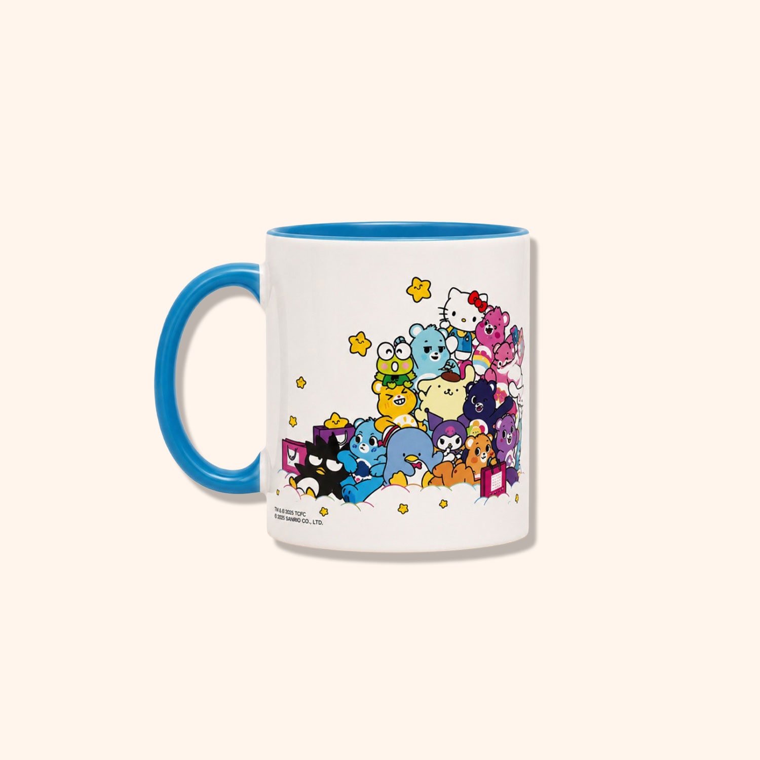 Mug Hello Kitty & les Bisounours "Team"