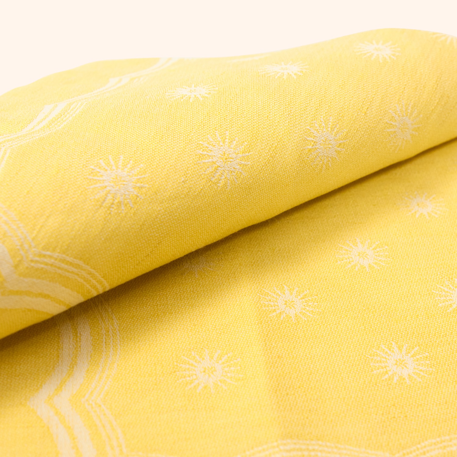 Serviette de table jaune