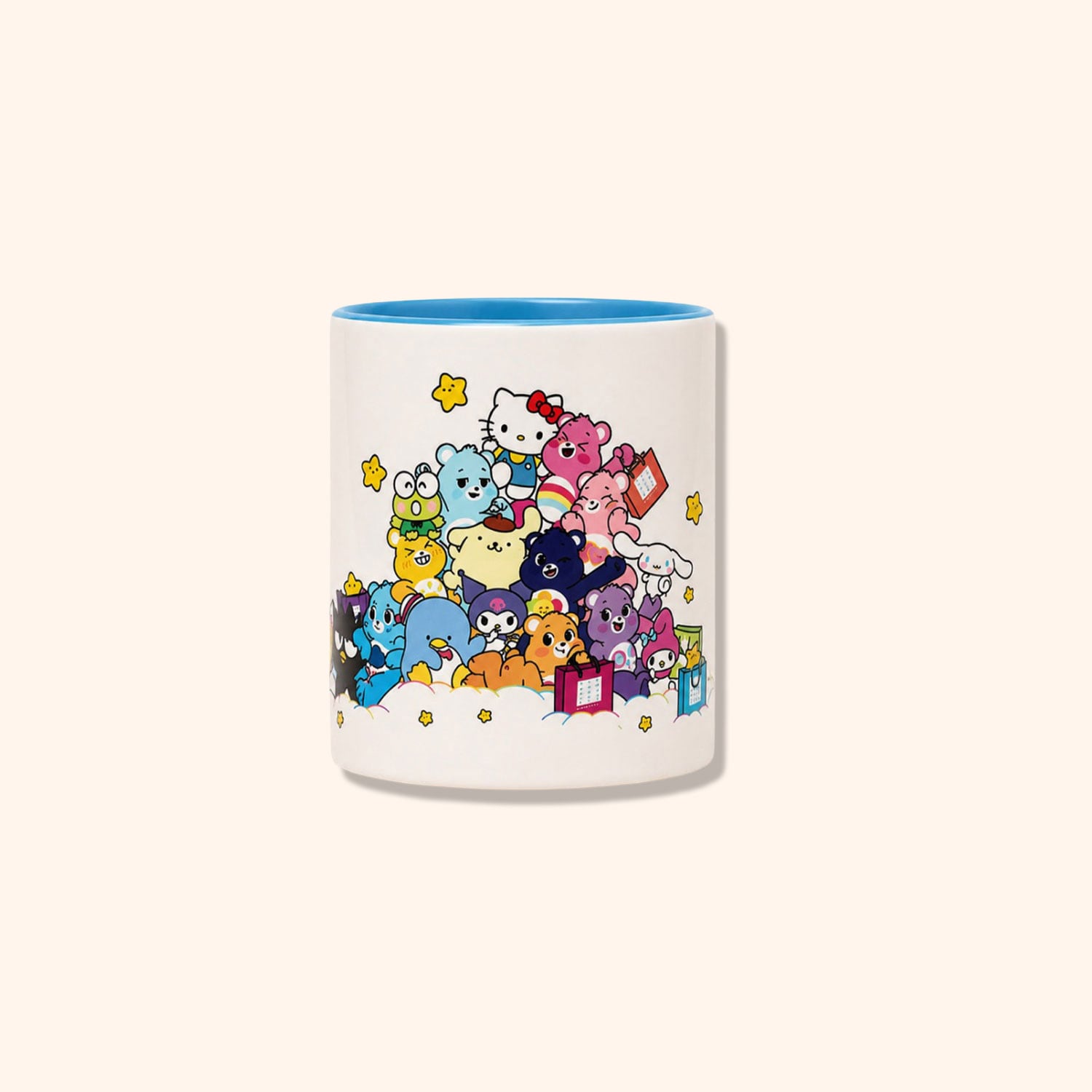 Mug Hello Kitty & les Bisounours "Team"