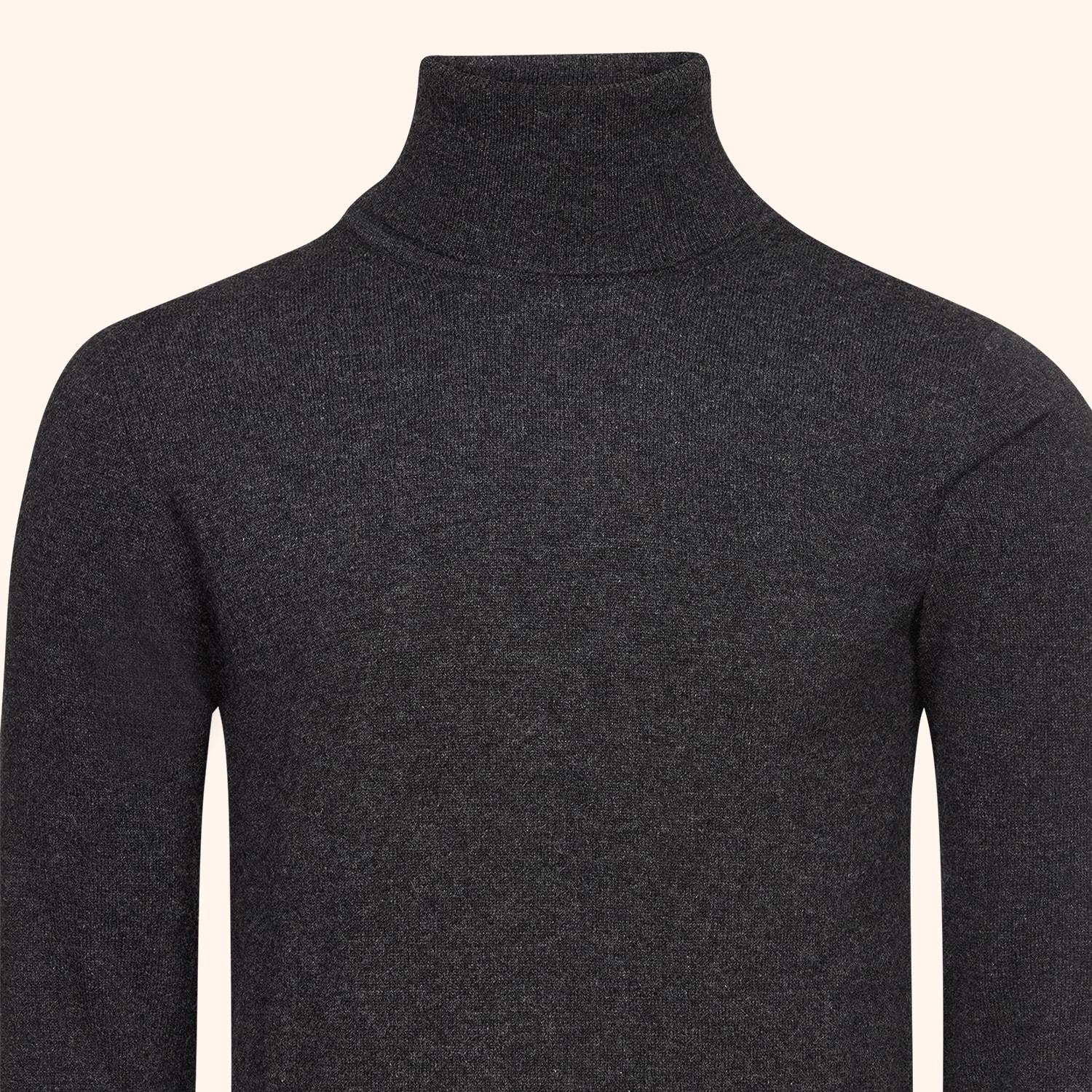 Pull col roulé en cachemire