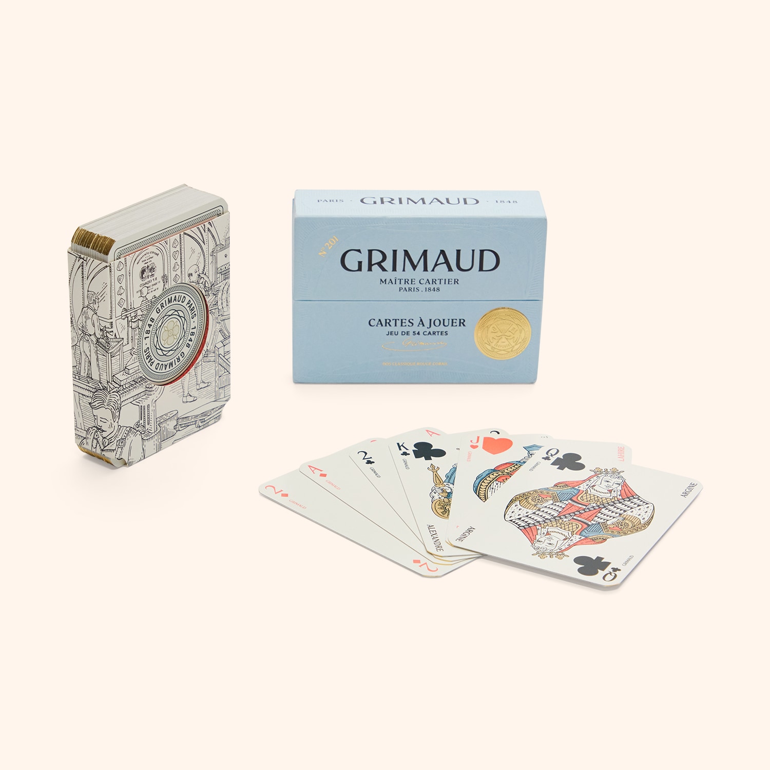 Jeu de 54 cartes Grimaud