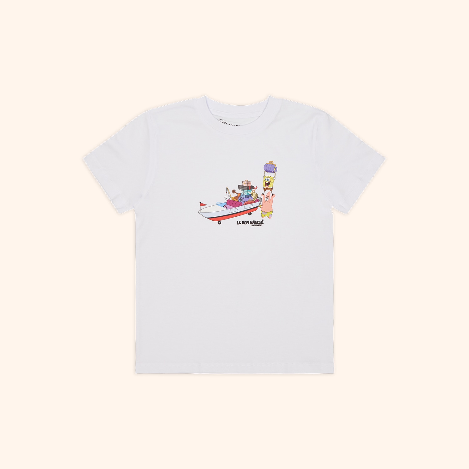 T-shirt enfant Bob L'éponge Bateau