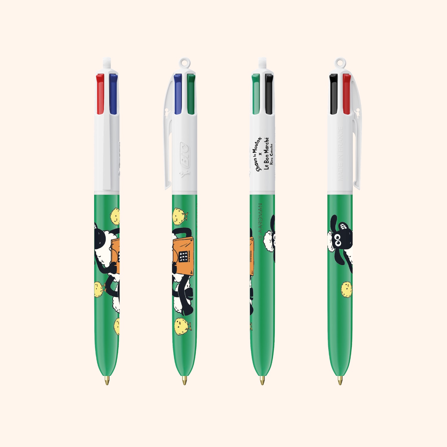 Stylo bic Shaun Le Mouton "Allong&eacute;"