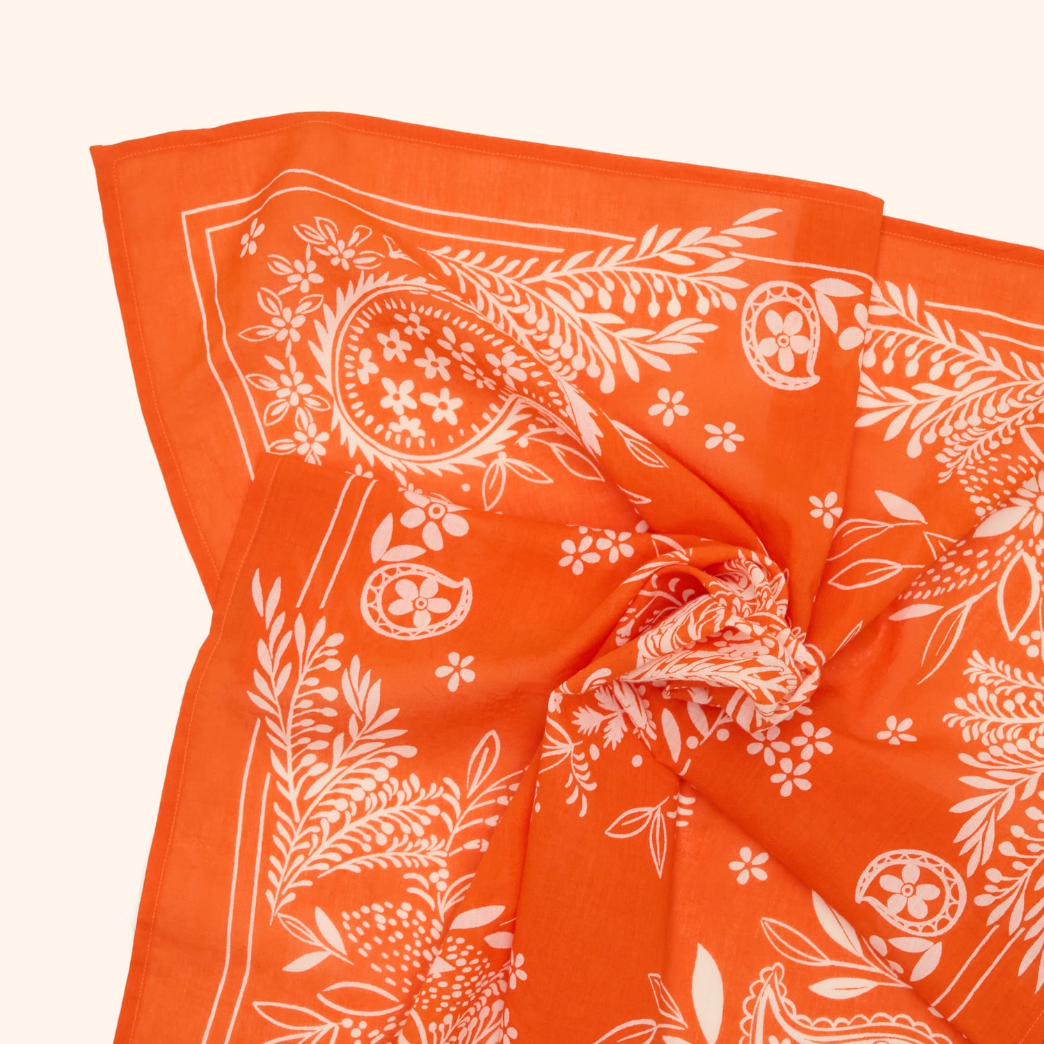 Carr&eacute; coton cigales