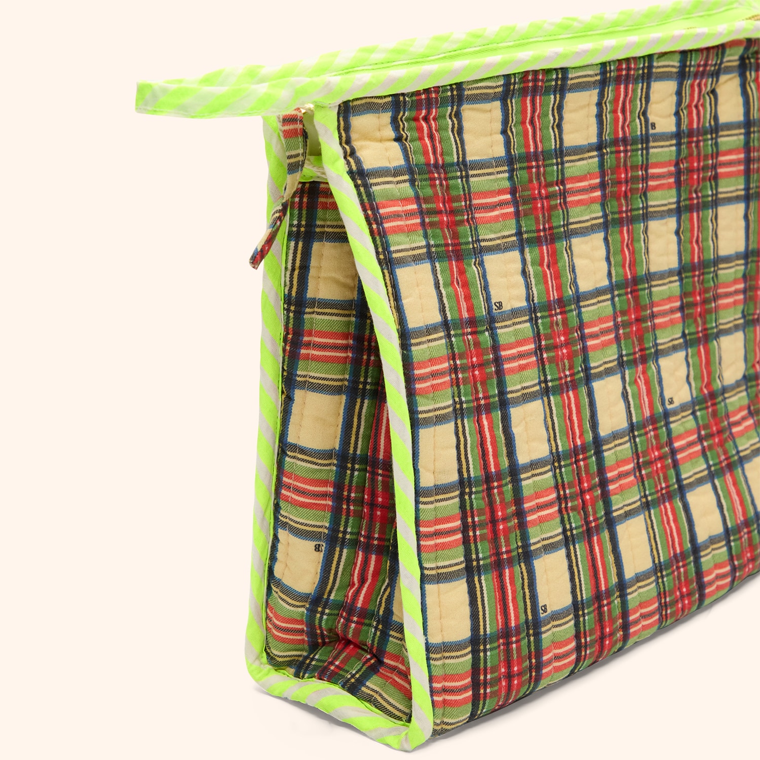 Wash bag fontana santa tartan