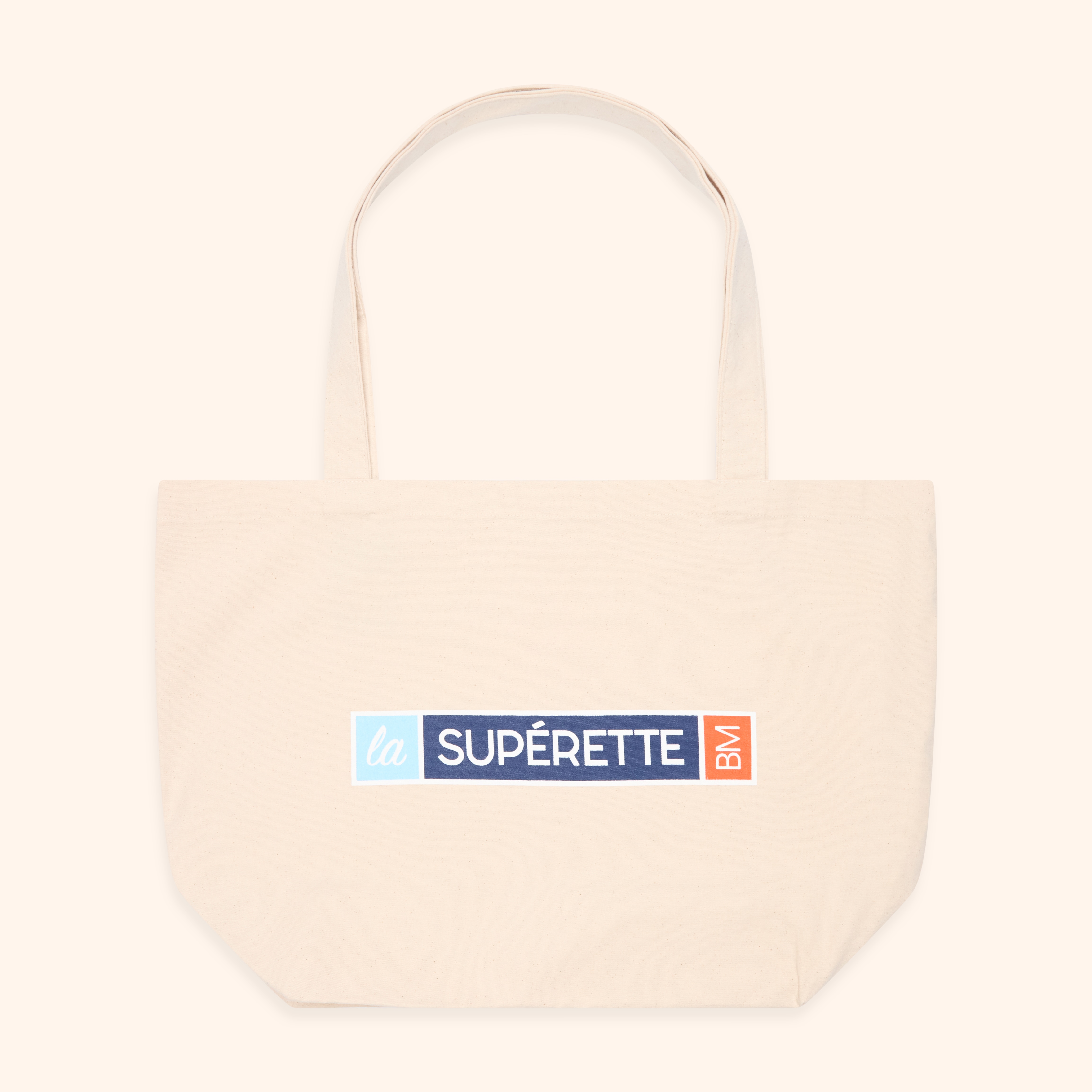 グレーとオレンジLE BON MARCHÉ RIVE GAUCHE 紙袋 Totebag Supérette | LE BON MARCHÉ RIVE GAUCHE Le Bon Marché