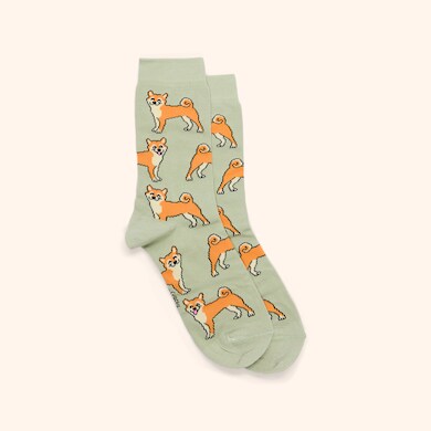 Chaussettes enfant shiba, , hi-res