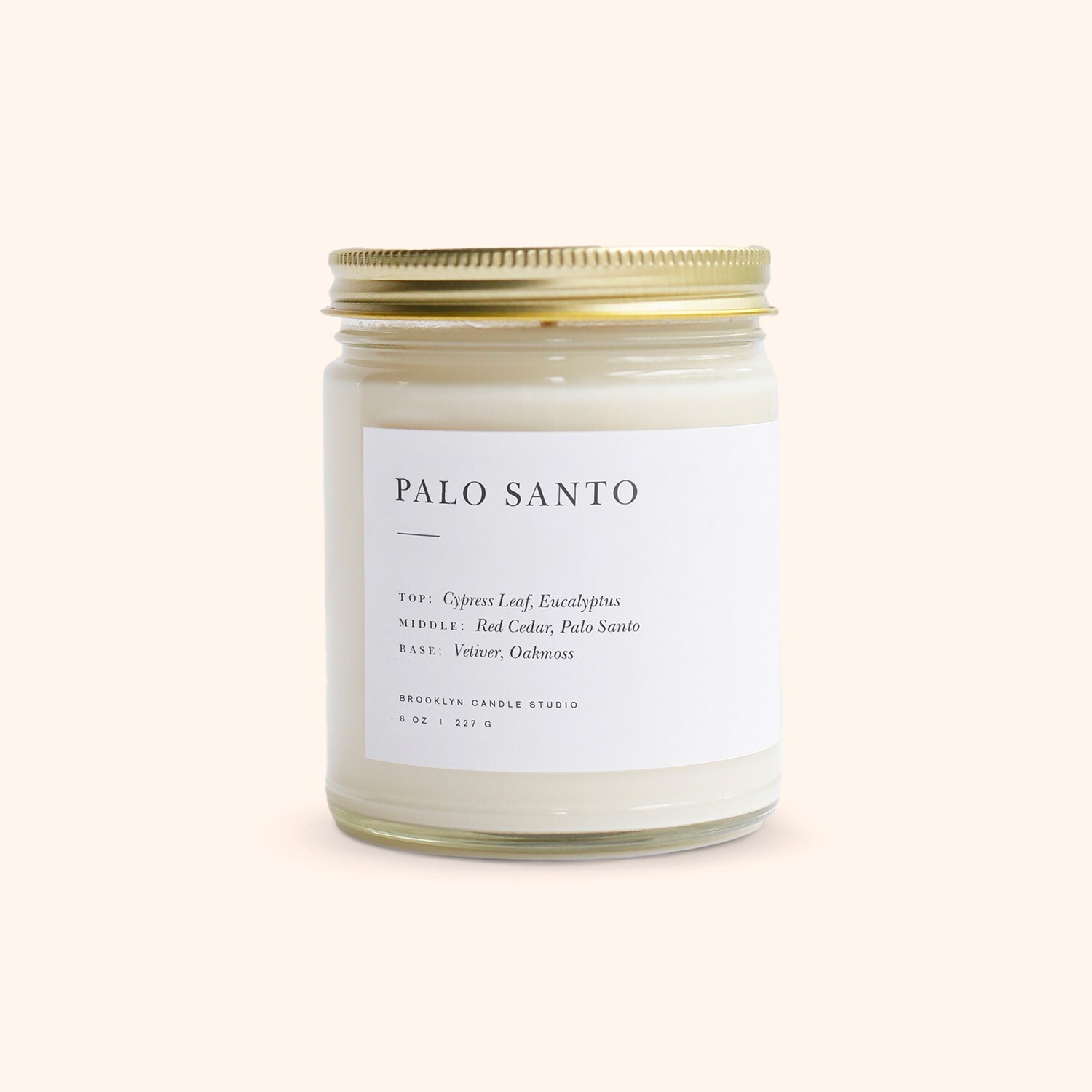 Bougie Minimalist Palo Santo