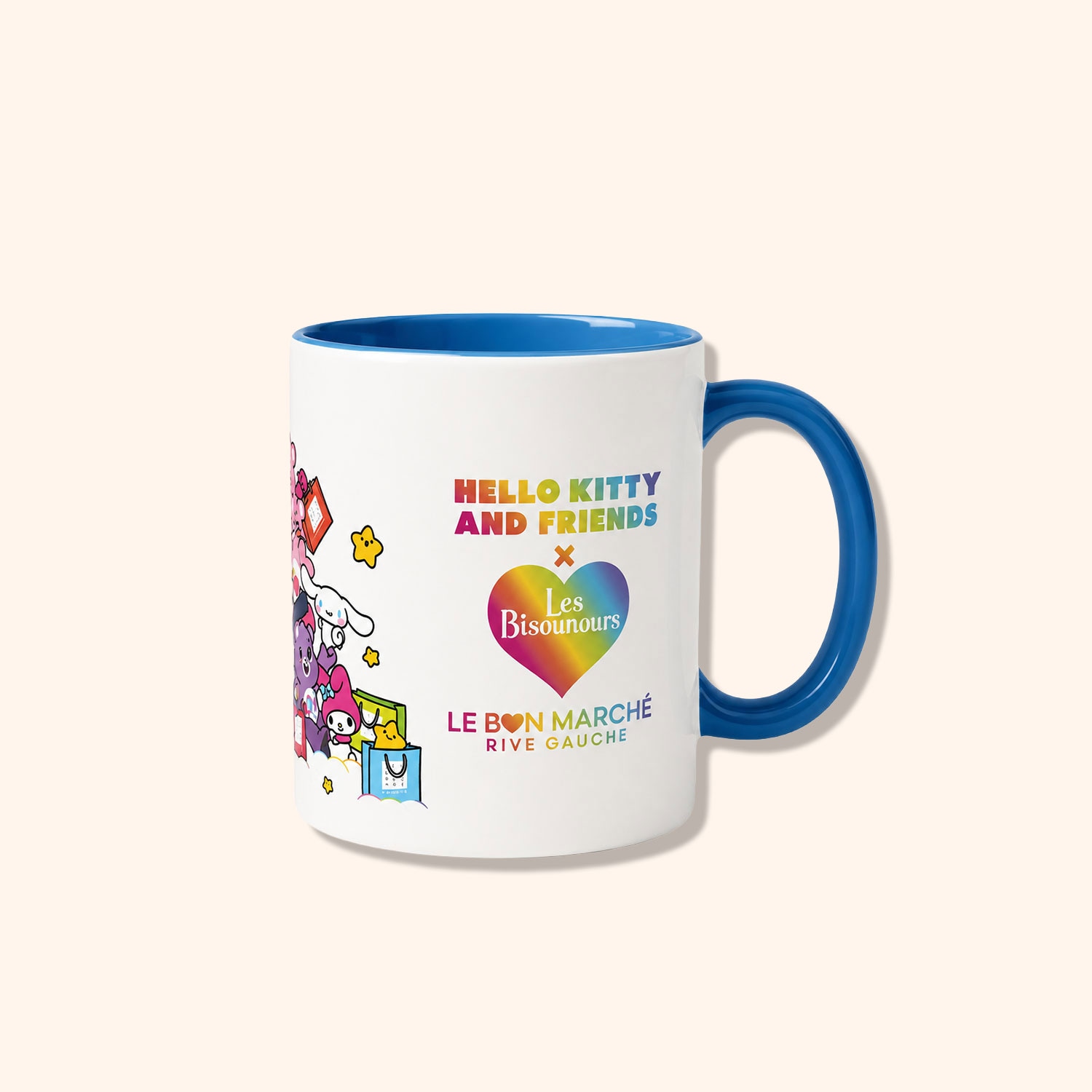 Mug Hello Kitty & les Bisounours "Team"