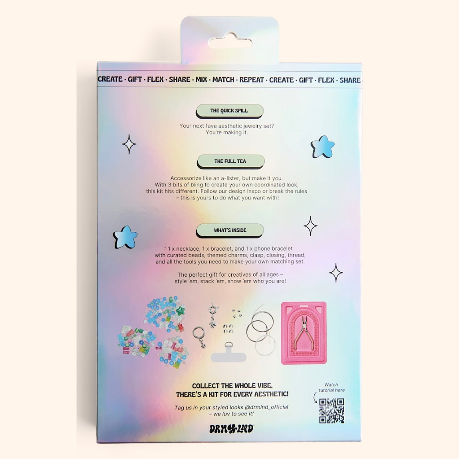 Kit bijoux 3 en 1 "Candy Core"