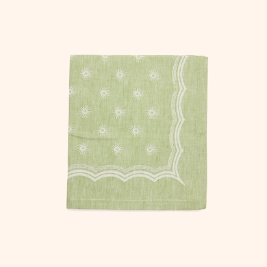 Serviette de table verte, , hi-res
