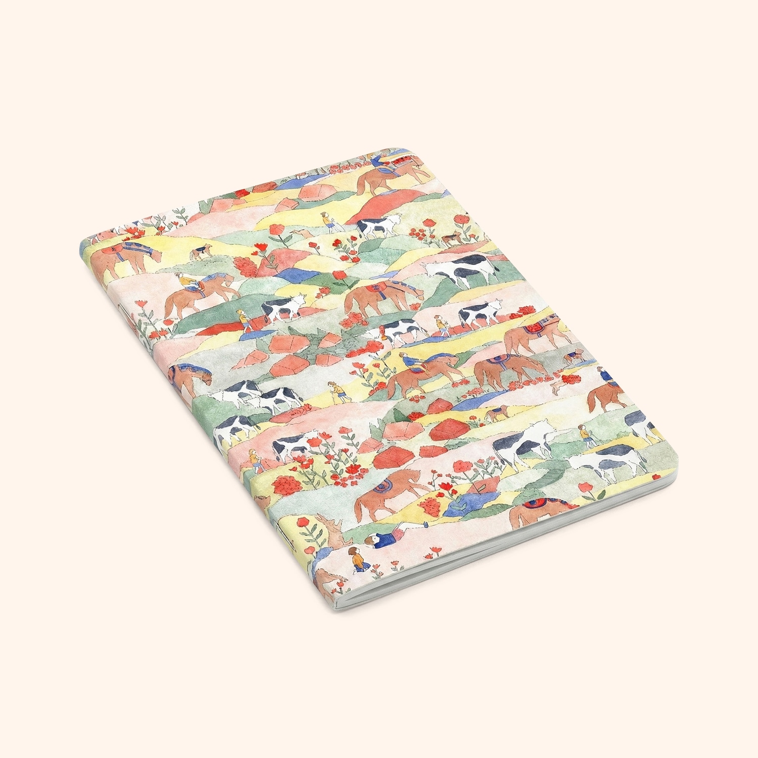 Carnet A5 Chevaux et Vaches