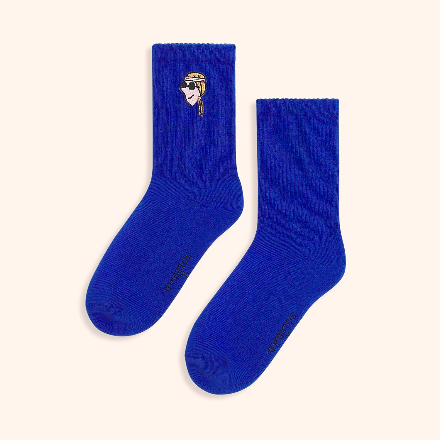 Chaussette fantaisie patch