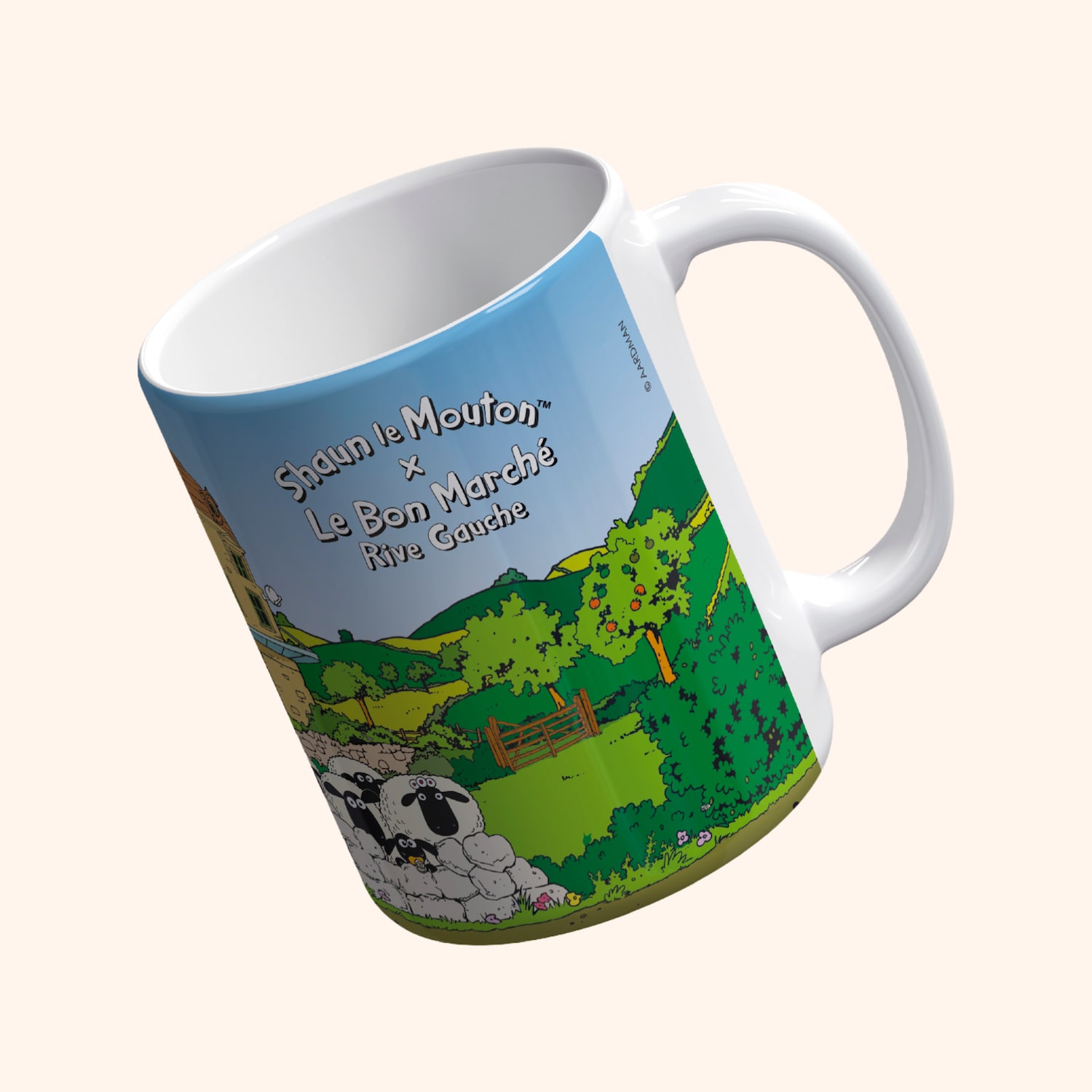 Mug Shaun Le Mouton "Paysage"
