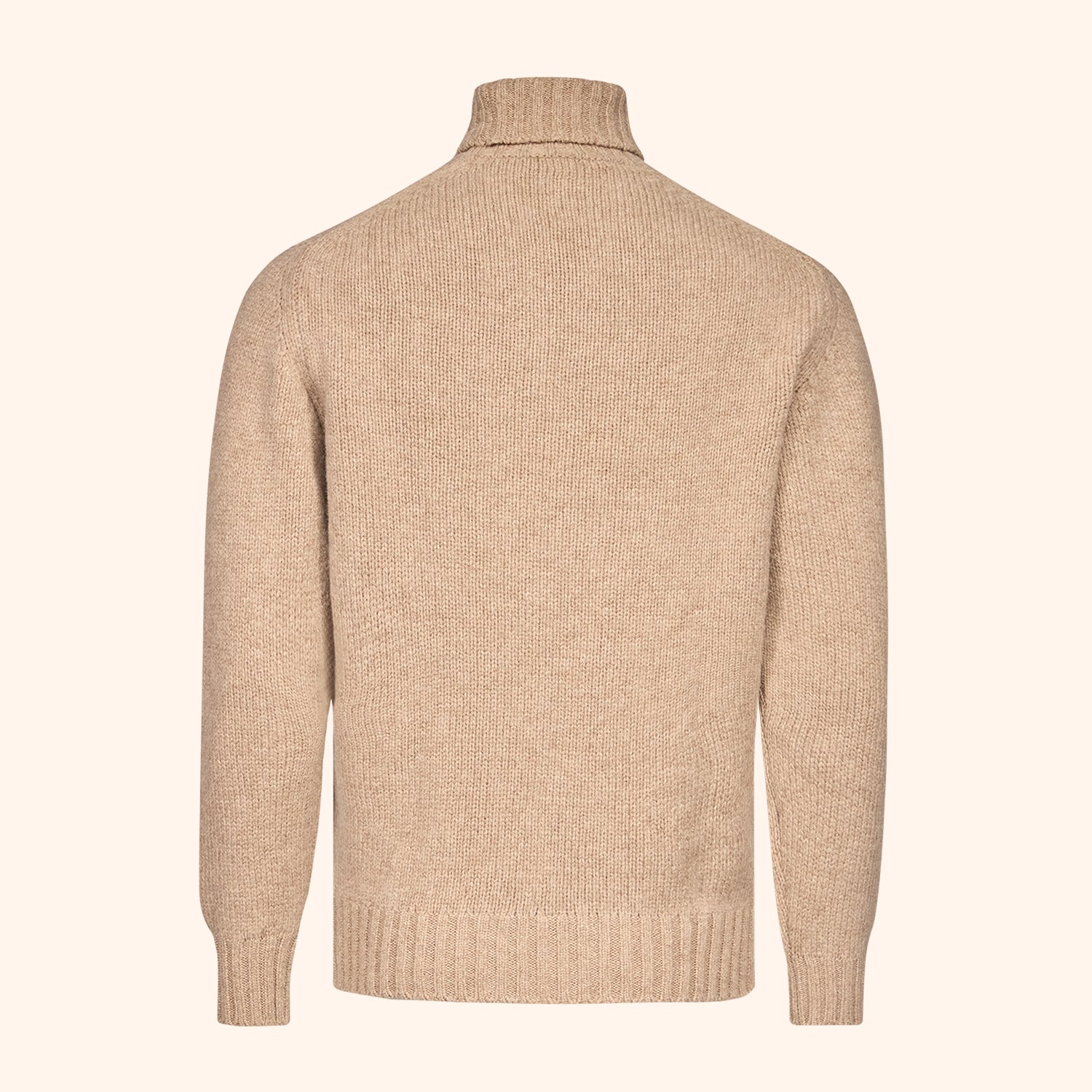 Pull col roulé en laine 