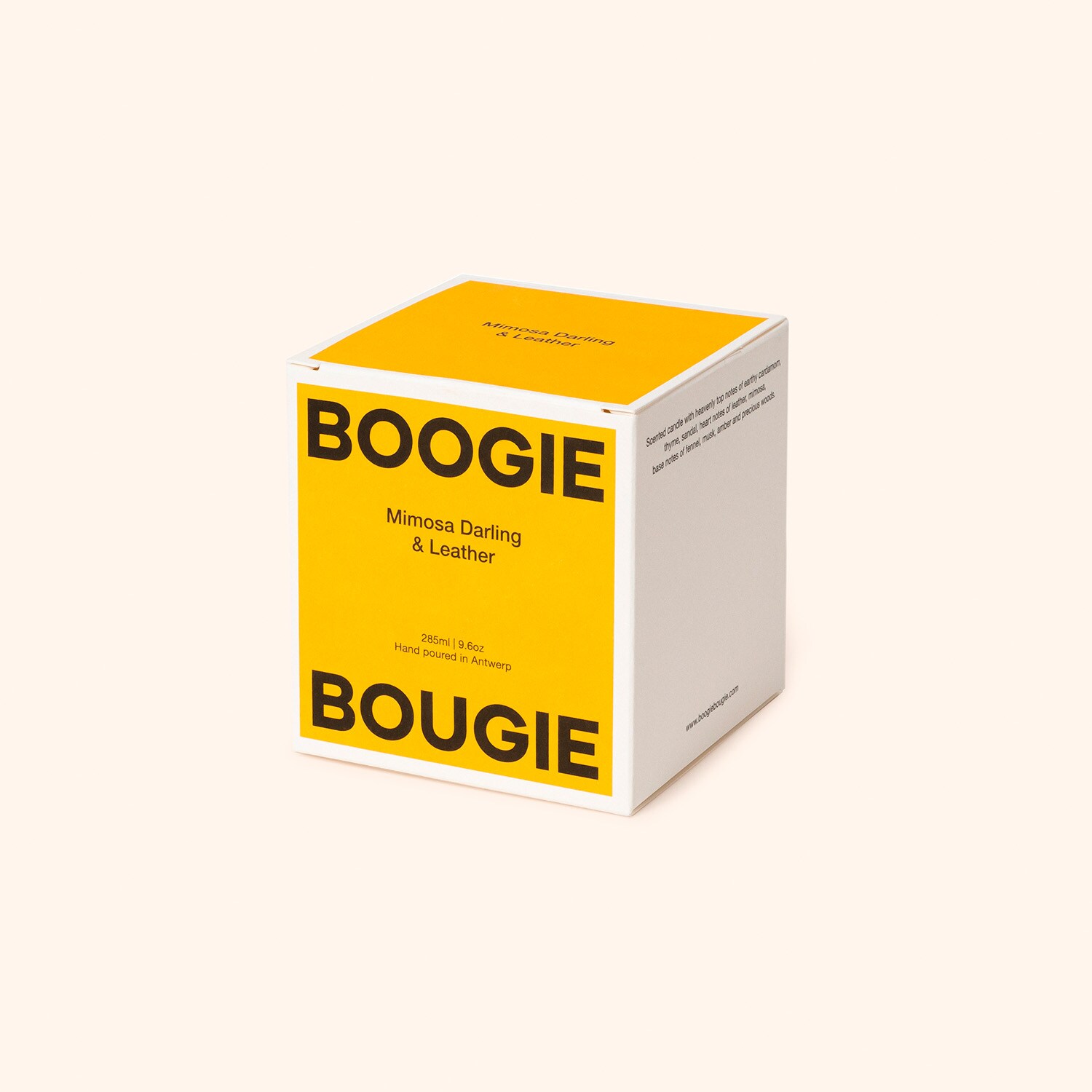 Bougie Mimosa Darling & Leather