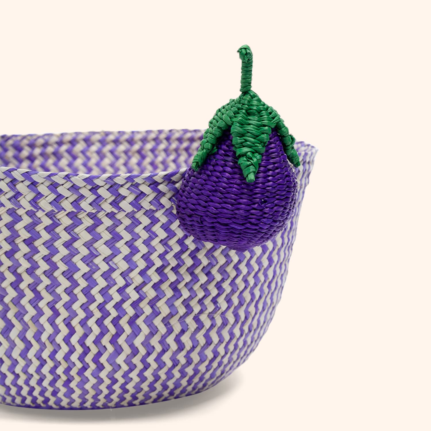Panier aubergine