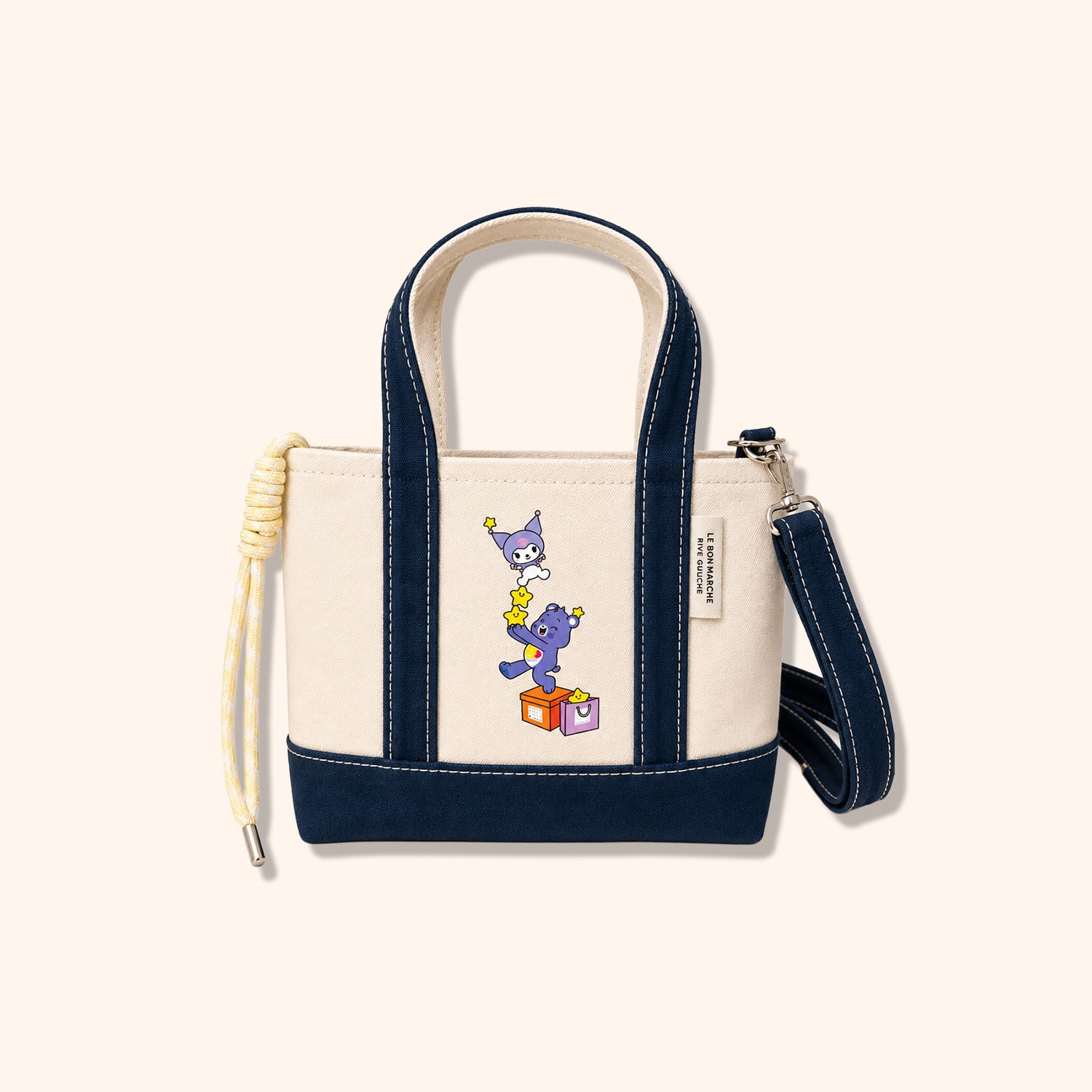 Cabas en toile petit mod&egrave;le "Kuromi"