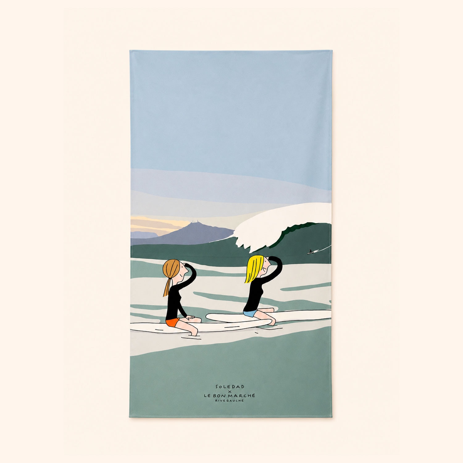 Serviette SOLEDAD "Plage"