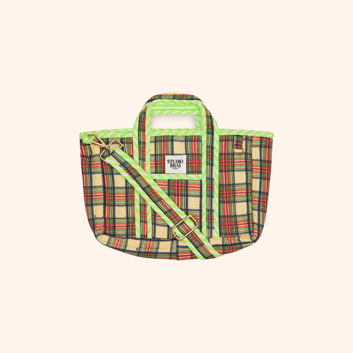 Tote bag XL arno santa tartan