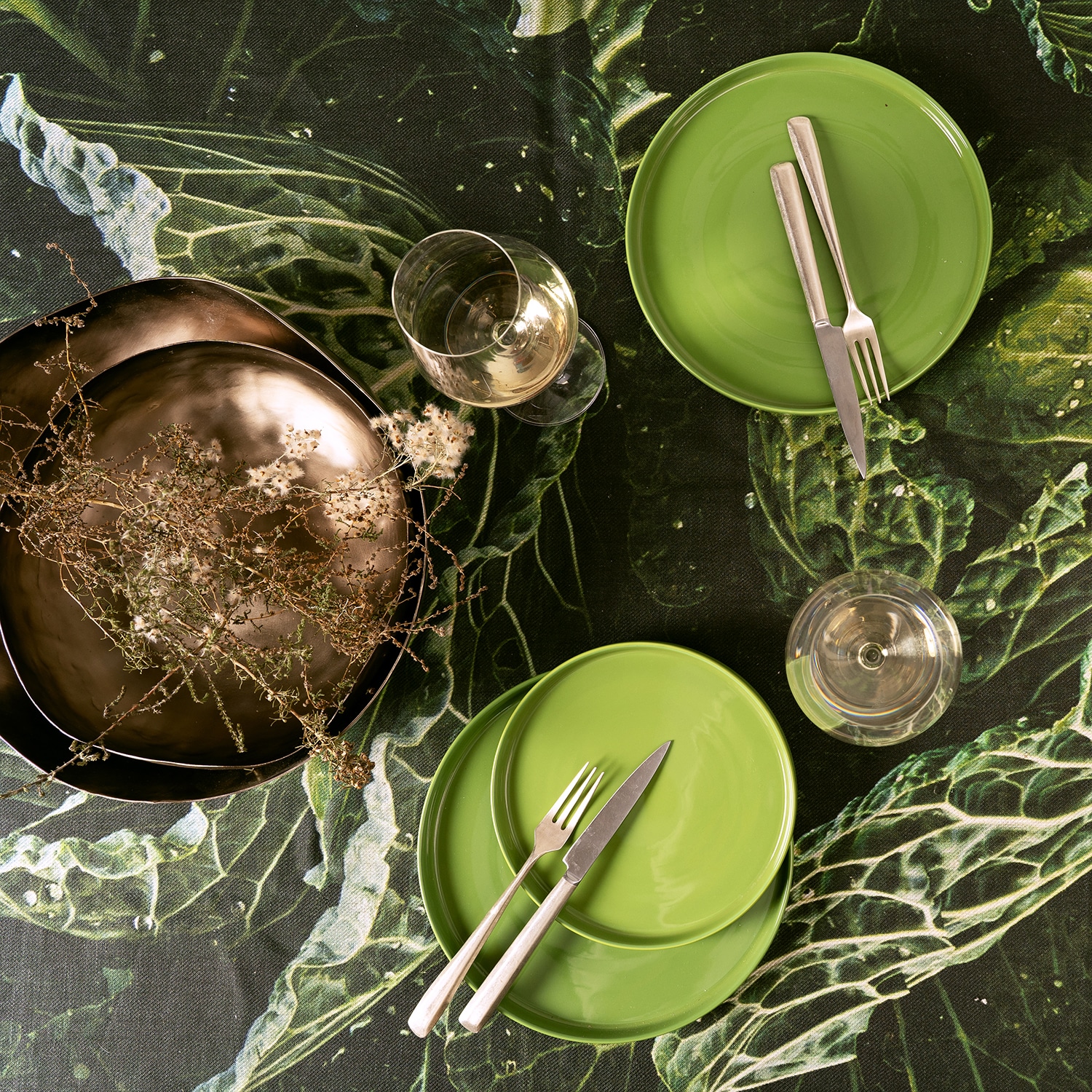 Nappe &agrave; motif chou