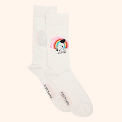Chaussette Snoopy "Arc-en-ciel", , hi-res