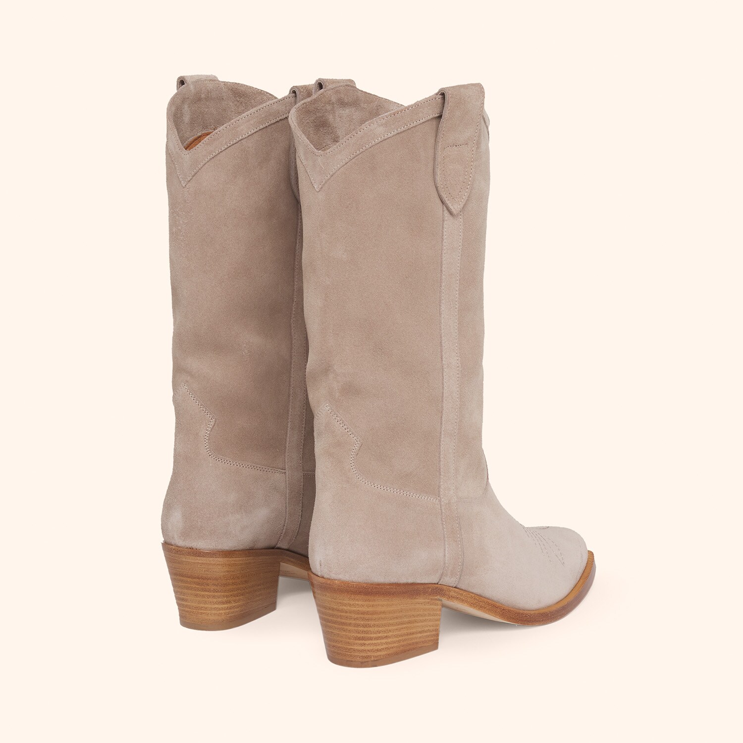 Bottes Cowboy suède