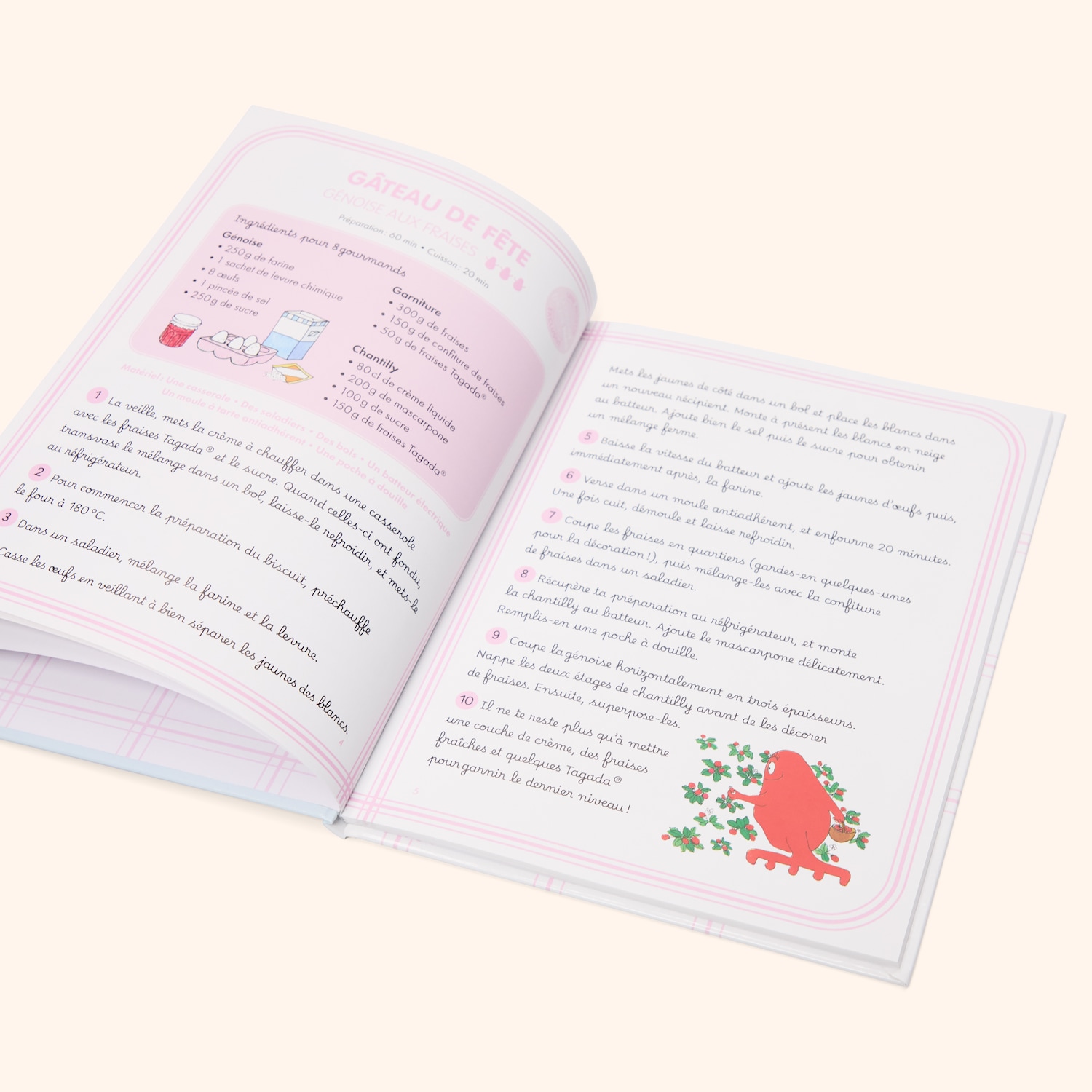 Livre de cuisine Barbapapa