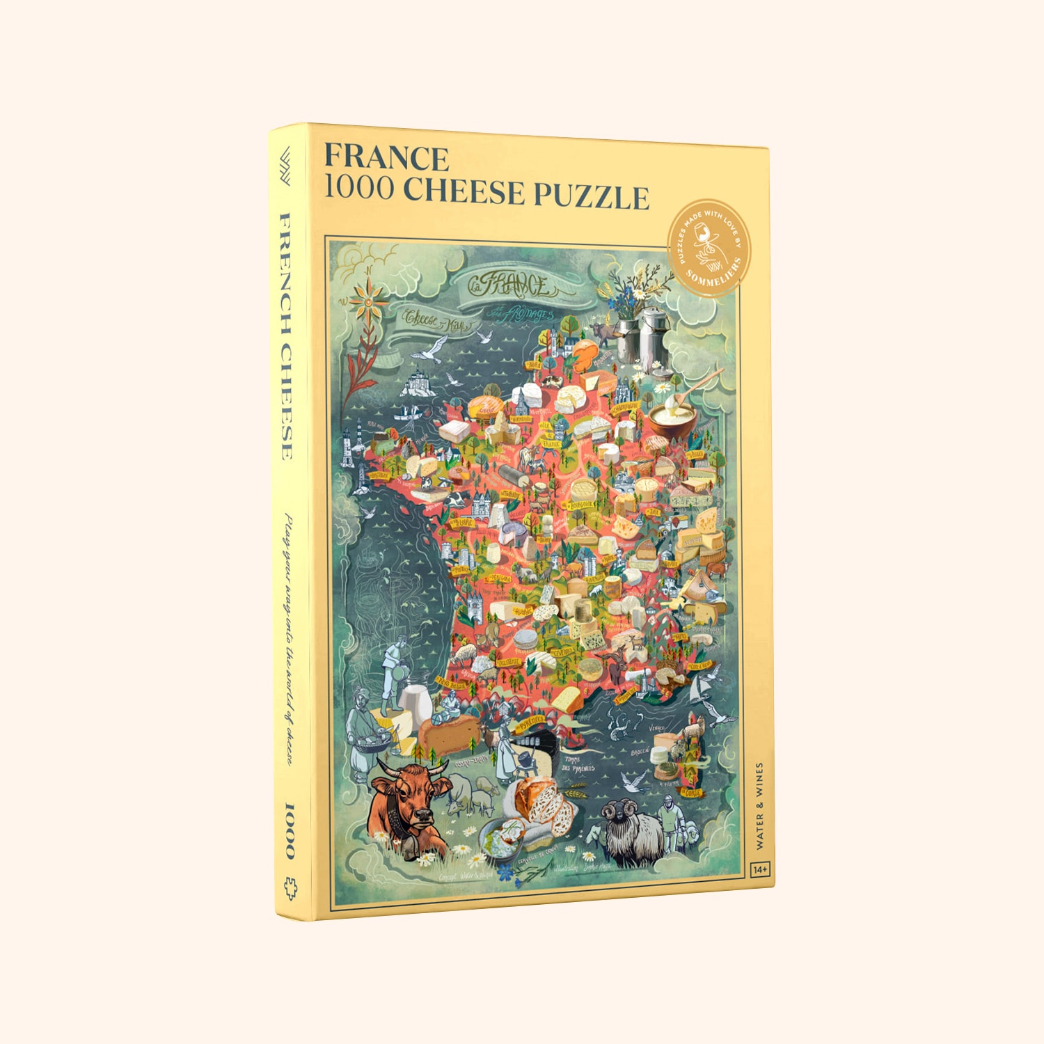 Puzzle fromages de France